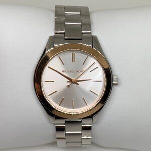 Michael Kors Women's watch Analog Quartz Mini Slim Stainless Steel 34mm running